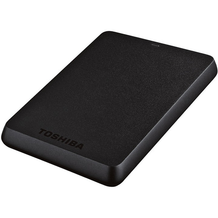 - Externe Festplatte Toshiba Canvio Basics, in Farbe SCHWARZ, in Ausführung 500 GB