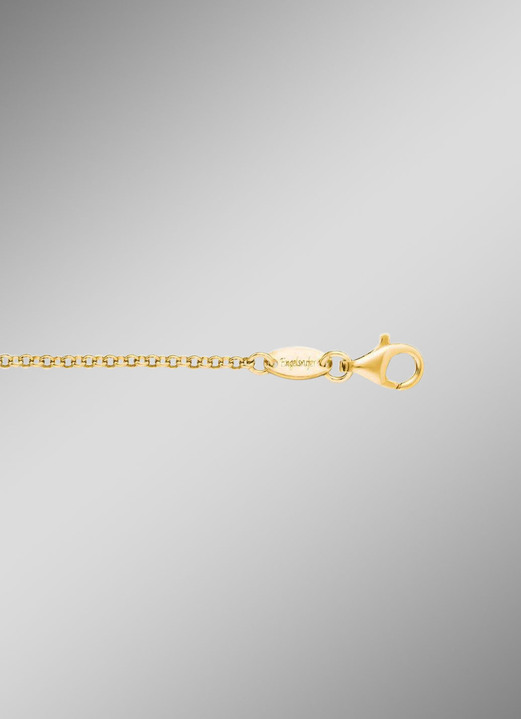Halsketten & Armbänder - «Engelsrufer» - Erbsketten, goldplattiert, in Farbe  Ansicht 1