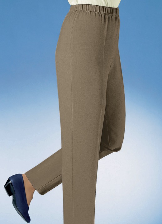 Hosen - Hose in Schlupfform in 29 Farben, in Größe 019 bis 245, in Farbe CAMEL Ansicht 1