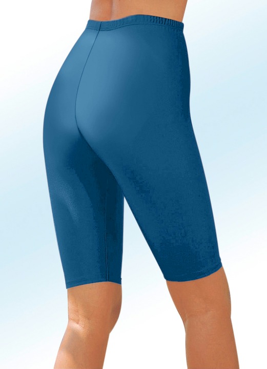 Freizeithosen - Radlerhose mit Glanz-Effekt in 6 Farben Freizeithosen - Radlerhose mit Glanz-Effekt in 6 Farben, in Größe 034 bis 050, in Farbe ROYALBLAU