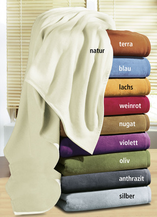 «bocasa» Schlafdecke, 2er-Set, in verschiedenen Farben