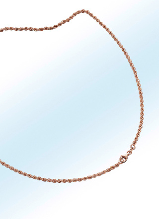 Kordelkette in Roségold