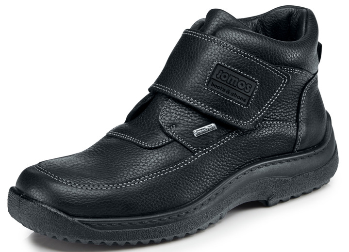 Mode - GINO GALANTE, atmungsaktive Herren-Boots, Winterschuhe, mit Klettverschluss, in Größe 040 bis 047, in Farbe SCHWARZ Ansicht 1