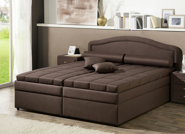 Betten - Komfortbett in verschiedenen Ausführungen, in Farbe BRAUN, in Ausführung Bonnell-Federkern-Matratze Ansicht 1