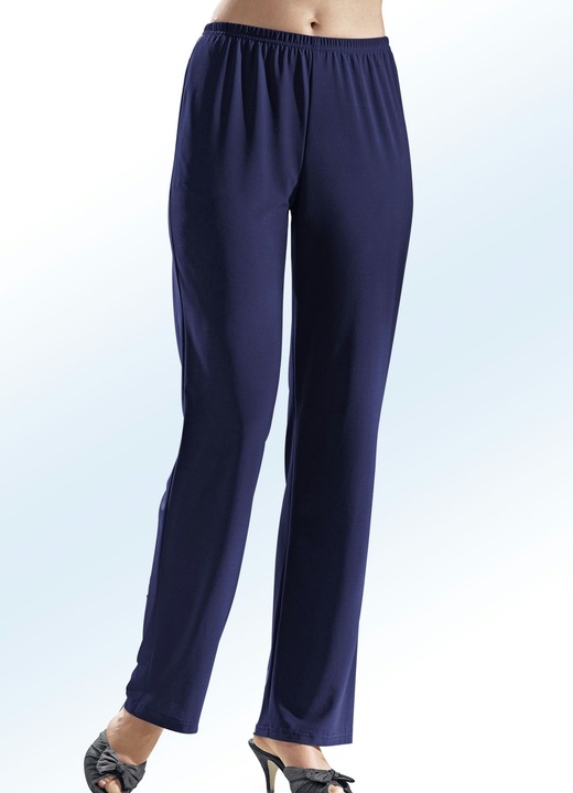 Freizeithosen - KLAUS MODELLE Hose mit Dehnbund Freizeithosen - KLAUS MODELLE Hose mit Dehnbund, in Größe 018 bis 056, in Farbe MARINE