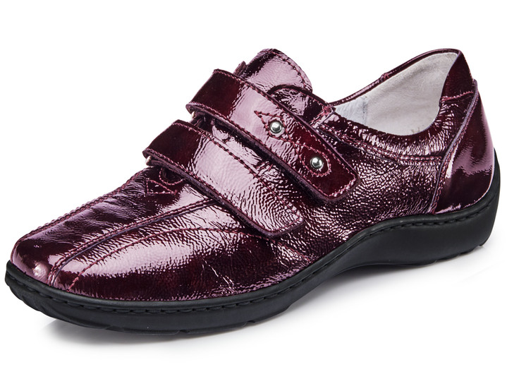 Slipper & Schnürschuhe - Waldläufer, bequeme Damen-Slipper, Weite H, mit herausnehmbarem Fussbett Slipper & Schnürschuhe - Waldläufer, bequeme Damen-Slipper, Weite H, mit herausnehmbarem Fussbett, in Größe 3 1/2 bis 8, in Farbe BURGUND