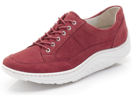 Waldläufer, bequeme Damen-Schnürschuhe, Weite H, Sohle mit Abrollfunktion