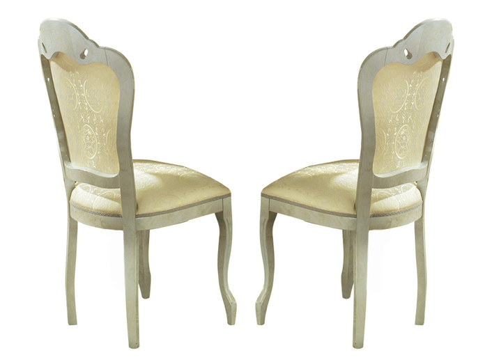 - Esszimmer-Stühle im 2er-Set, in Farbe BEIGE-CREME, in Ausführung 2er-Set Stühle, BEIGE (Bezug in CREME) Ansicht 1
