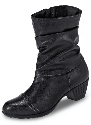 Andrea Conti, modische Damen-Stiefeletten, Winterschuhe, mit Reißverschluss