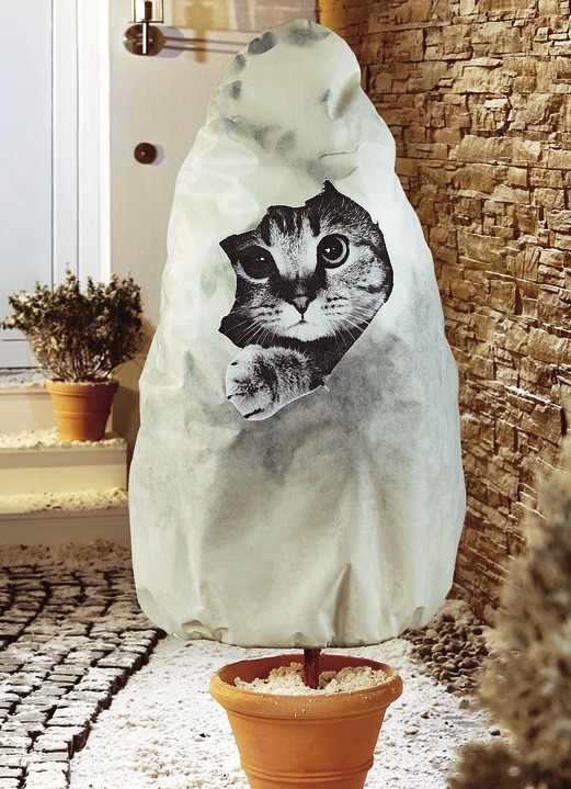- Vlieshaube «Katze», in Farbe BEIGE