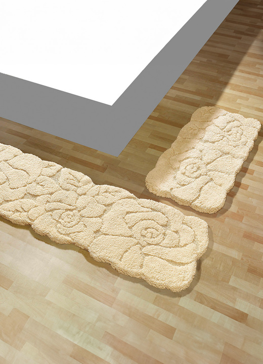 Bettumrandungen - Bettumrandung, 3-teilig, in verschiedenen Grössen, in Größe 315 (Bettumrandung, 3-teilig) bis 515 (Bettumrandung, 3-teilig), in Farbe CREME