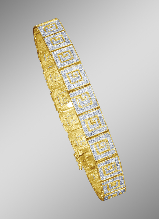 mit Diamanten - Hochwertiges Armband mit Diamanten, in Farbe