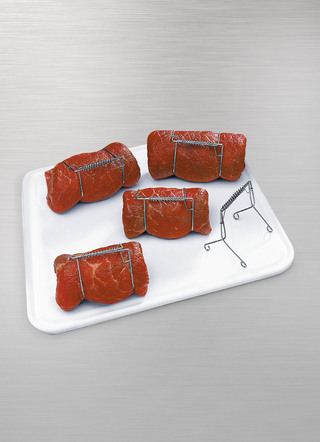 Rouladenklammern, 10-teilig, aus rostfreiem Edelstahl