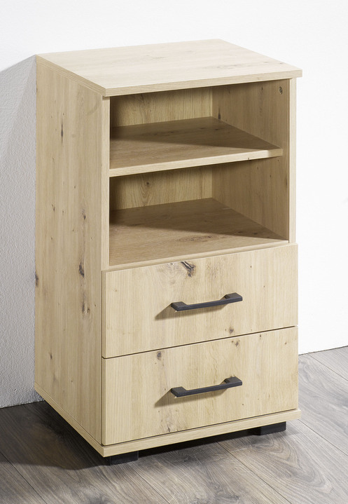 Sideboards & Kommoden - Kommoden in hochwertiger, stabiler Ausführung, in Farbe ARTISAN EICHE, in Ausführung Kommode mit 2 Nischen, Höhe 71 cm Ansicht 1