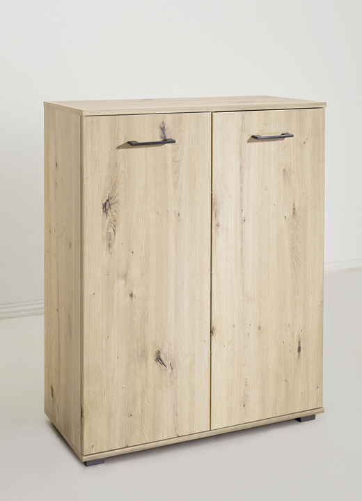 Sideboards & Kommoden - Kommode, 2-türig, hochwertige, stabile Ausführung, in Farbe ARTISAN EICHE Ansicht 1