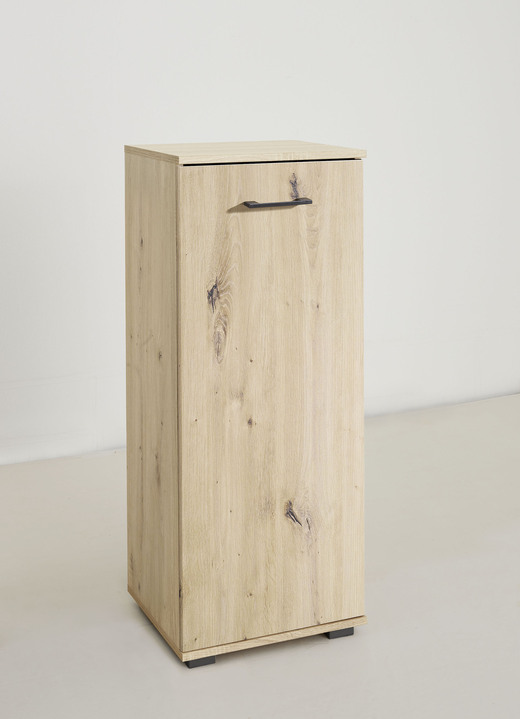 Sideboards & Kommoden - Kommode, 1-türig, in hochwertiger, stabiler Ausführung, in Farbe ARTISAN EICHE Ansicht 1
