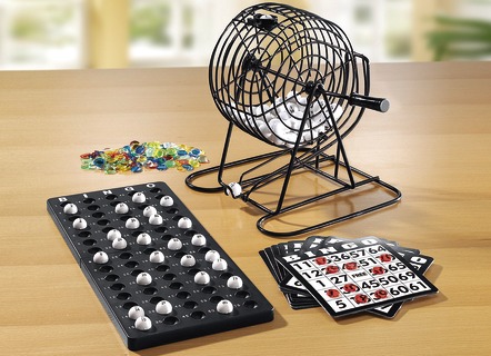 Bingo-Spiel in edler Metall-Optik