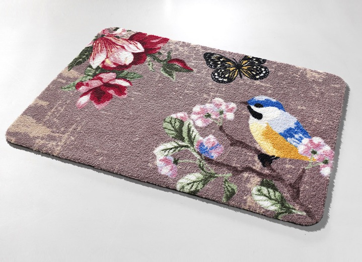 Fussmatten - Fussmatte Blaumeise in verschiedenen Grössen, in Größe 100 (Fußmatte, 40x60 cm) bis 103 (Fußmatte, 50x70 cm), in Farbe BLAUMEISE Ansicht 1