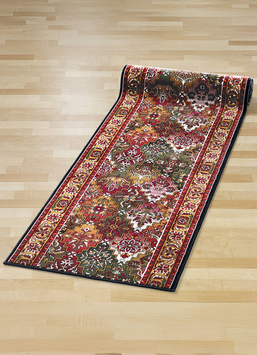 Läufer & Stufenmatten - Läufer nach Wunschmass in verschiedenen Farben, in Größe 101 (Läufer, 60 cm breit) bis 106 (Läufer, 100 cm breit), in Farbe ROT Ansicht 1
