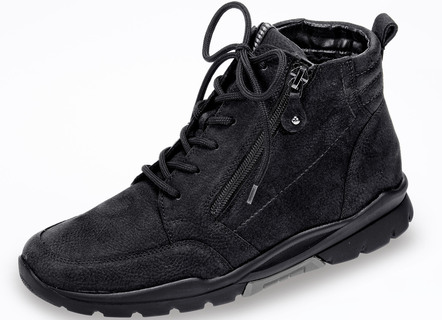 Waldläufer, gefütterte Damen-Stiefeletten, Winterschuhe, Weite H, mit herausnehmbarem Fußbett