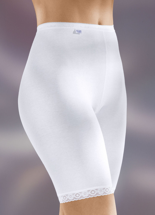 Slips - Sloggi Zweierpack Unterhosen, in Größe 040 bis 054, in Farbe WEISS Ansicht 1