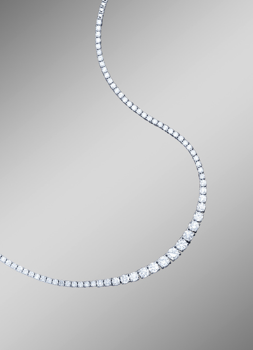mit Diamanten - Exclusives Brillant Collier, in Farbe  Ansicht 1