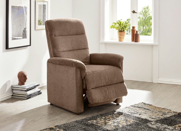 TV- & Relaxsessel - Relax-Sessel mit doppelter Federung, in Farbe CAPPUCCINO Ansicht 1
