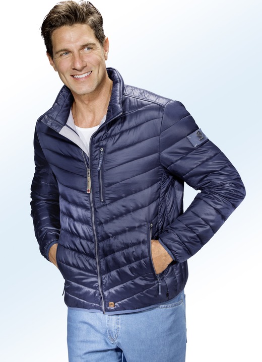 Sakkos & Jacken - «Redpoint»-Steppblouson in 5 Farben Sakkos & Jacken - «Redpoint»-Steppblouson in 5 Farben, in Größe 3XL (58) bis XXL (56), in Farbe MARINE