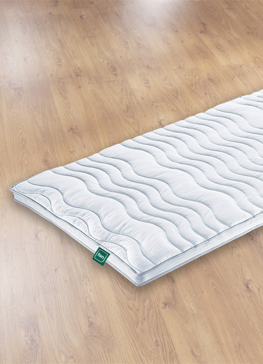 Matratzen & Bettrahmen - f.a.n. 7-Zonen-Kaltschaum-Matratzentopper Luxus Ortho-cel®, in Größe 129 (80/190 cm) bis 138 (180/200 cm), in Farbe