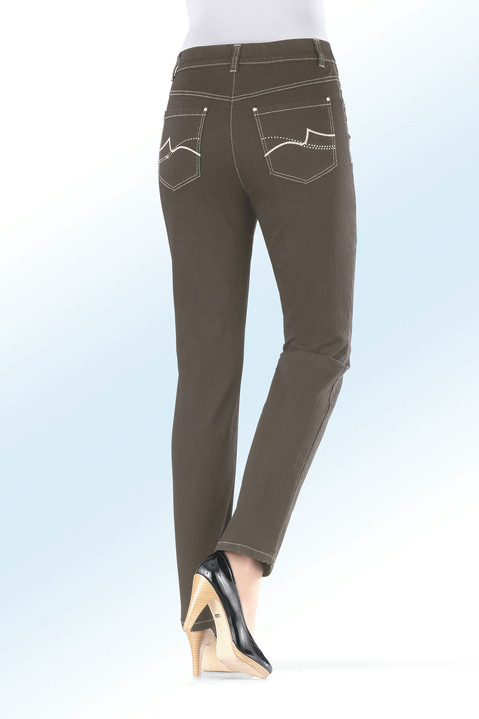 - Power-Stretch-Jeans, in Größe 017 bis 092, in Farbe TAUPE