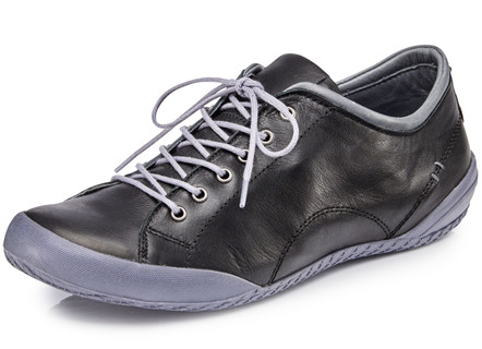 Andrea Conti, klassische Damen-Schnürschuhe, mit herausnehmbarer Lederdecksohle