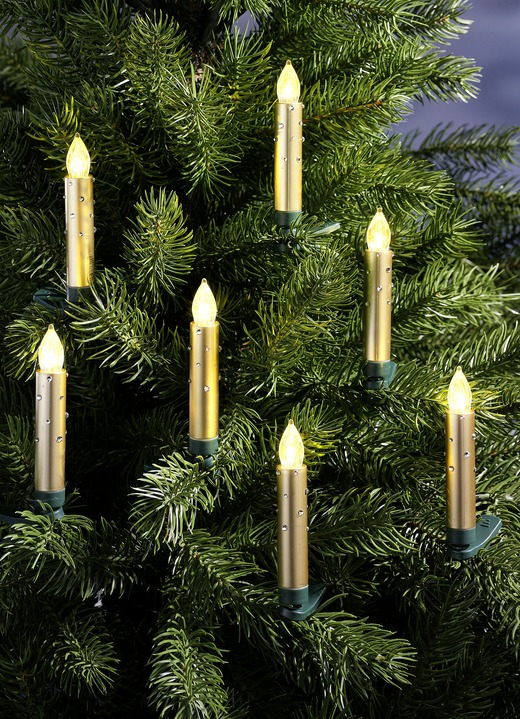 - Kabelloses Weihnachtsbaumkerzen-Set, 20-teilig, in Farbe GOLD Ansicht 1