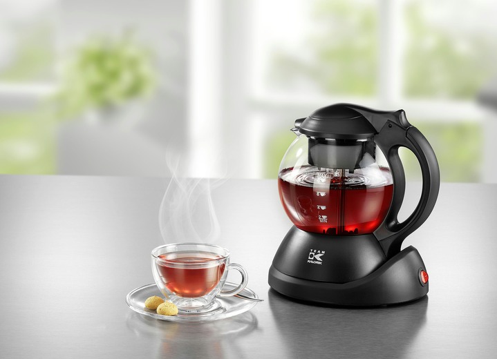 Küchengeräte - Teekocher für Genuss auf Knopfdruck, in Farbe SCHWARZ