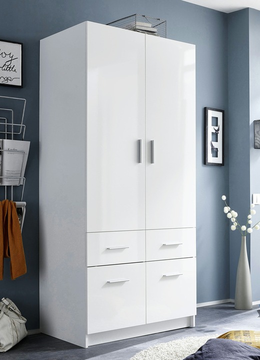 Kleiderschrank In Weiss Hochglanz Schlafzimmer Brigitte St Gallen