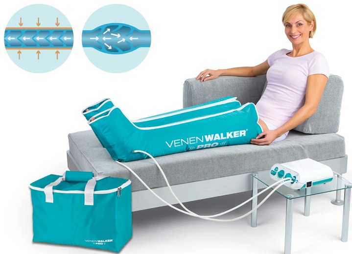 Gesunder Fuss - Vitalmaxx Venen Walker Pro 2 Venen-Massagegerät, in Farbe WEIß/TÜRKIS Ansicht 1