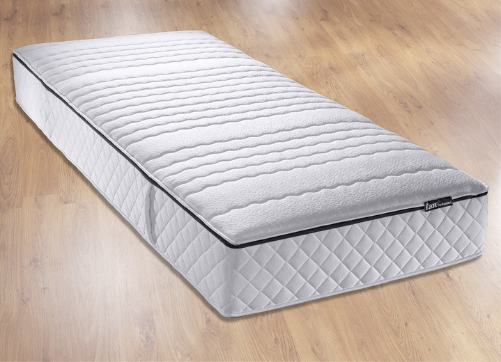 Matratzen & Lattenroste - «f.a.n.» 7-Zonen-Kaltschaumkern-Matratze, in Größe 129 (80/190 cm) bis 135 (140/200 cm), in Farbe WEISS, in Ausführung Luxus Ansicht 1
