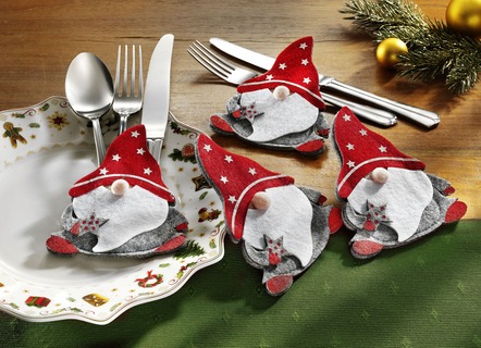 Bestecktaschen, 4er-Set