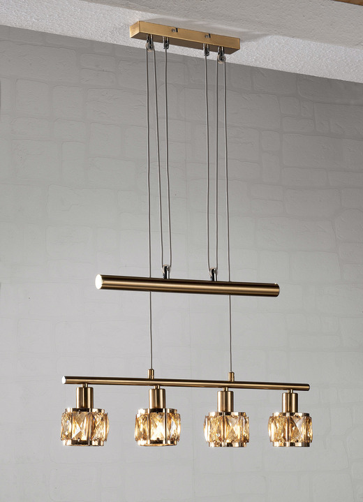 Lampen & Leuchten - LED-Pendellampe, 4-flammig, in Farbe GOLD