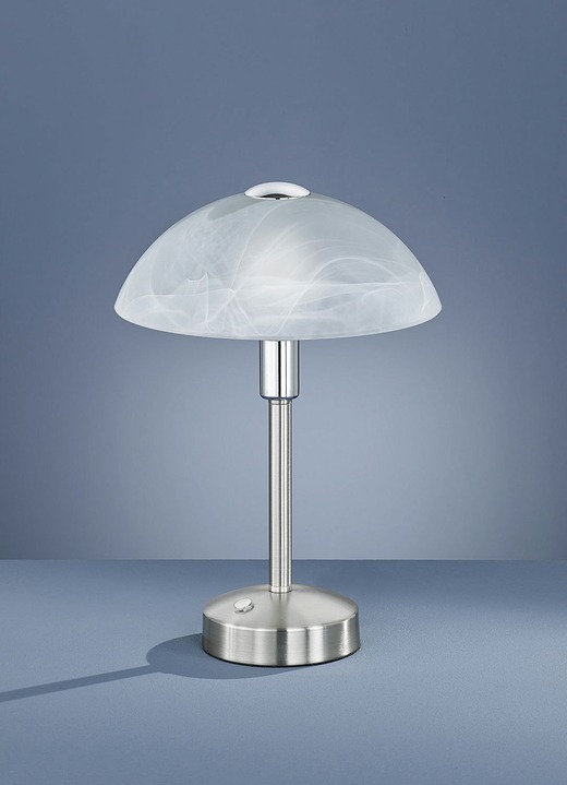 Lampen & Leuchten - LED-Touch-Tischlampe in verschiedenen Farben, in Farbe NICKEL, MATT Ansicht 1