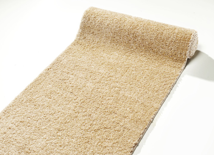 Läufer & Stufenmatten - Pflegeleichter Läufer nach Wunschmass, in Größe 102 (Läufer, 60 cm breit) bis 106 (Läufer, 100 cm breit), in Farbe SAND Ansicht 1