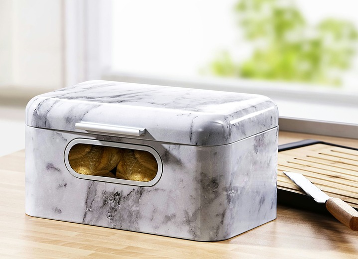 - Brotkasten mit Fenster, in Farbe GRAU