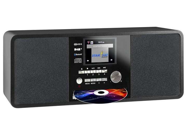 Nostalgie - Imperial Dabman i200CD Digital-Radio mit CD, in Farbe SCHWARZ