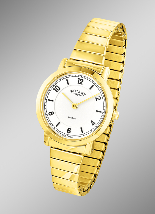 - Klassische Partneruhren aus der Serie London, in Farbe GOLD, in Ausführung Damenuhr