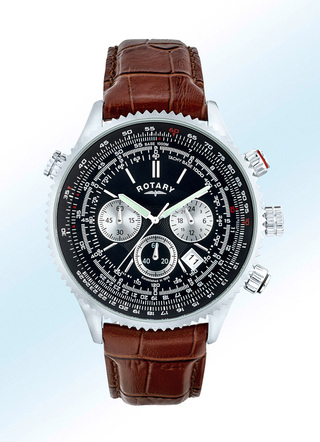 Klassische Herrenuhr mit Edelstahlgehäuse