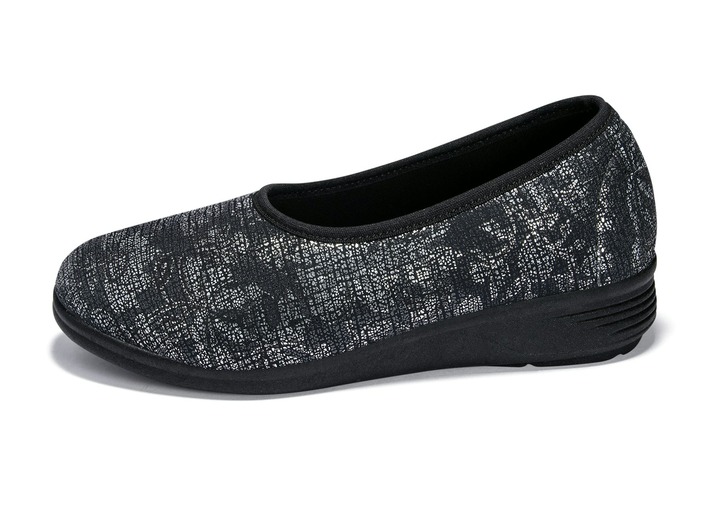 Halbschuhe - AEROSOFT Ballerina, in Größe 036 bis 042, in Farbe SCHWARZ Ansicht 1