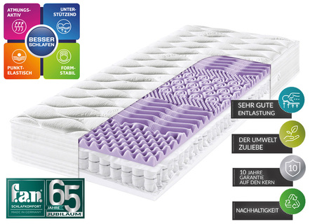 Qualitäts-Matratzen von f.a.n mit Medicott® Plus-Doppeljersey