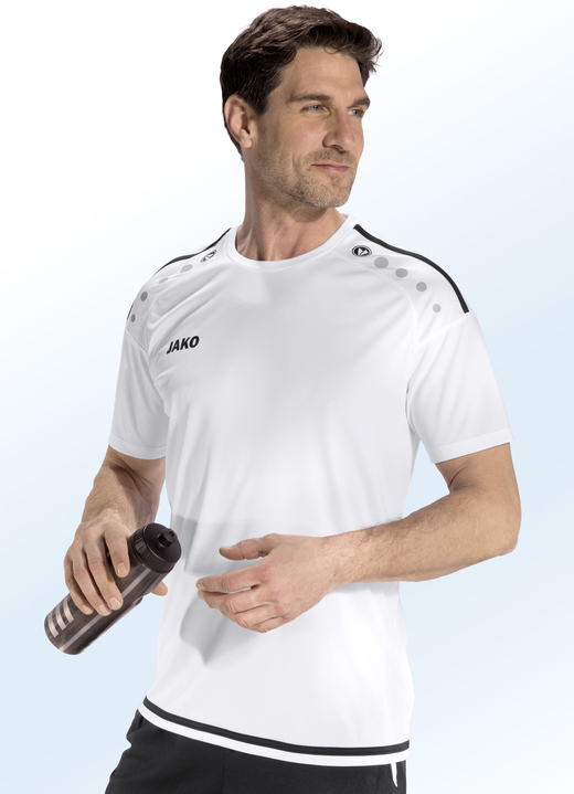 Herrenmode - «Jako»-Shirt in 4 Farben, in Größe 3XL (58/60) bis XXL (56), in Farbe WEISS