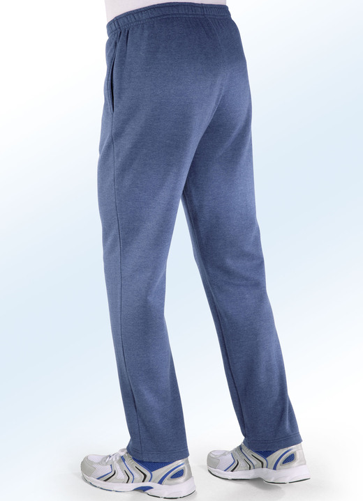 Sport- & Freizeitmode - Freizeithose in 5 Farben Sport- & Freizeitmode - Freizeithose in 5 Farben, in Größe 024 bis 060, in Farbe JEANSBLAU MELIERT