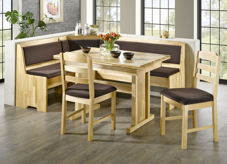 Esszimmermöbel - Tisch und Stühle aus Massivholz