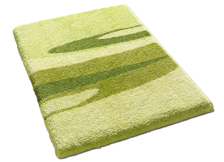 - «Grund» Badgarnitur in verschiedenen Farben, in Größe 100 (Vorleger halbrund, 50/ 80 cm) bis 112 (WC-Deckelbezug, 47/ 50 cm), in Farbe GRÜN